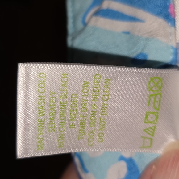 Lilly Pulitzer Kelly Pant Bay Blue Into The Deep - Picture 15 of 15